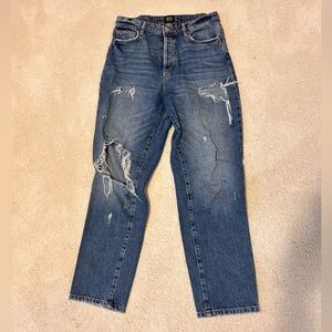 BDG Dark Wash Distressed Jeans